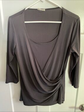 Prospect Blvd grey long sleeve blouse